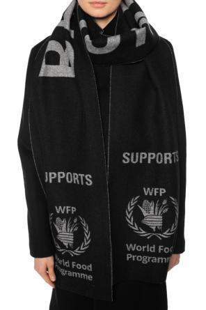 ‘world food programme’ scarf with logo, zdjęcie 2 ‘world food programme’ scarf with logo od Balenciaga